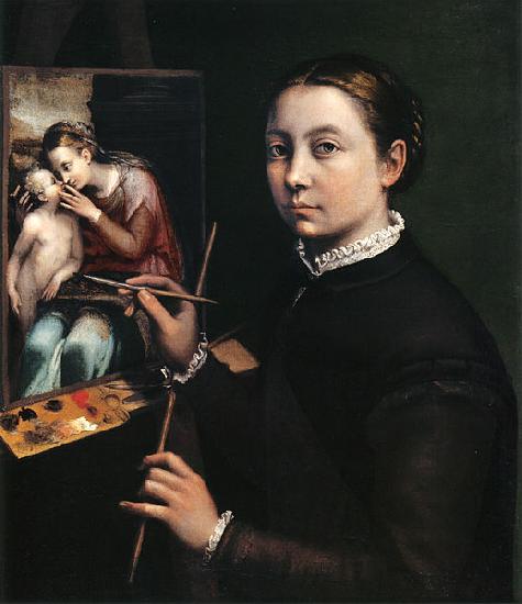 Sofonisba Anguissola Self ortrait Sweden oil painting art
